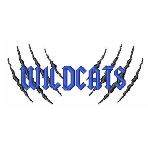 Wildcats Claw Marks - Machine Embroidery Design