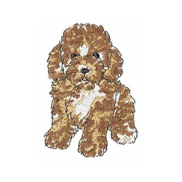 Toy Poodle - Machine Embroidery Design