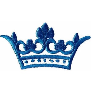Corona reale - Disegno ricamo a macchina