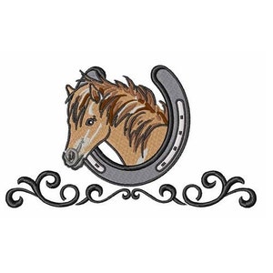 Horseshoe Border - Machine Embroidery Design