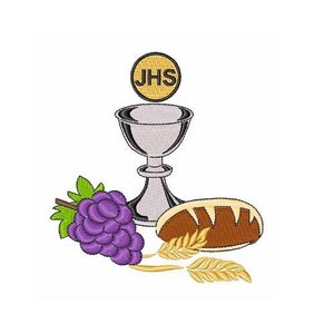 Communion - Machine Embroidery Design