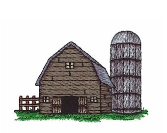 Barn - Machine Embroidery Design