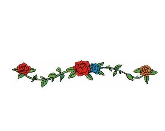 Rose Border - Machine Embroidery Design