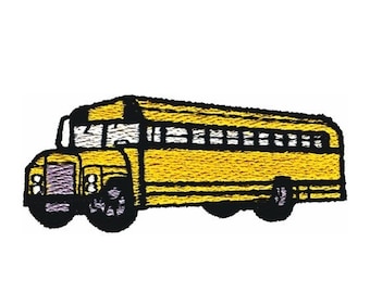 School Bus - Machine Embroidery Design