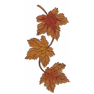 Autumn Leaves - Machine Embroidery Design - Etsy