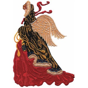 Elegant Angel - Machine Embroidery Design