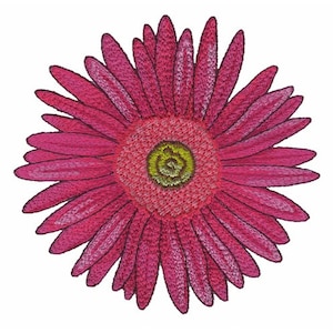 Gerber Daisy - Maskinbroderidesign