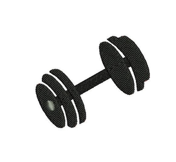 Dumbbell Weight Machine Embroidery Design - Etsy