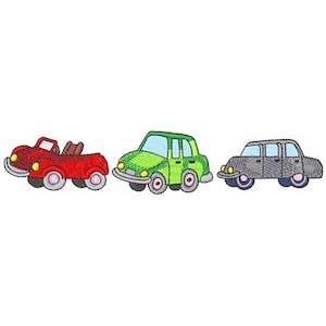 子供向けの車 - 機械刺繍デザイン