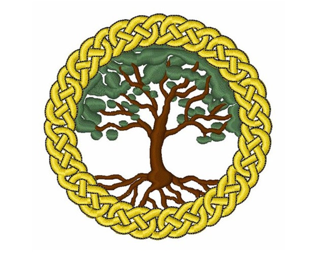 Celtic Tree of Life - Machine Embroidery Design - Etsy New Zealand