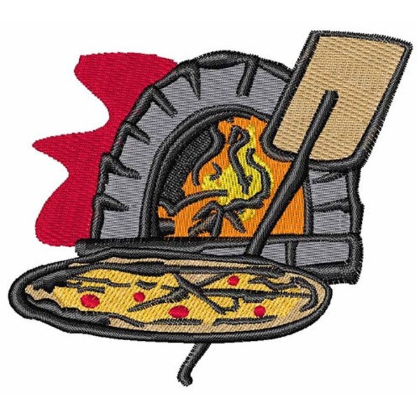 Pizza Oven - Machine Embroidery Design