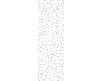 Large Open Stipple Border - Machine Embroidery Design