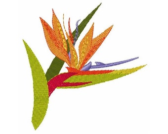 Bird Of Paradise - Machine Embroidery Design