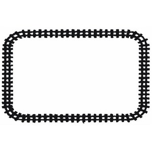 Train Tracks Border - Machine Embroidery Design