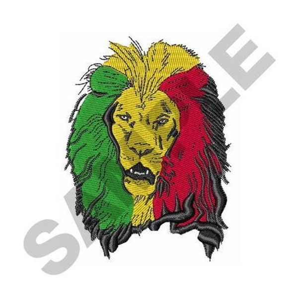 RASTA LION - Machine Embroidery Design