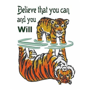 Believe You Can - Machine Embroidery Design