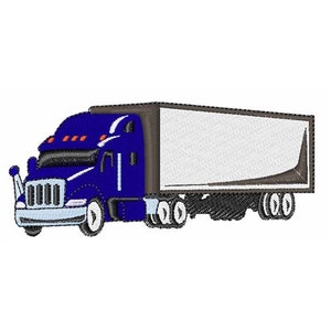 Kleiner Sattelzug LKW - Maschinenstickerei