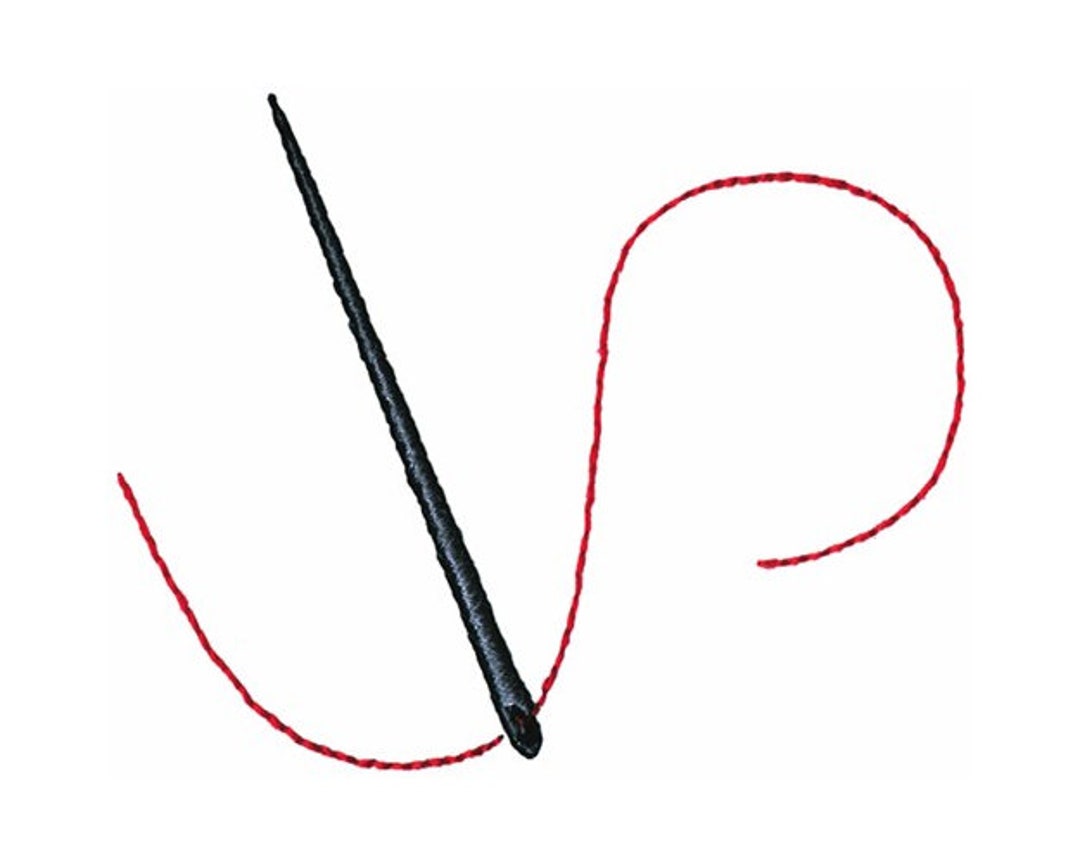 Needle and Thread Machine Embroidery Design Etsy