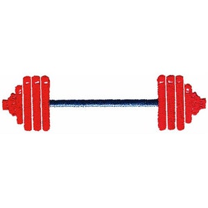 Barbell - Machine Embroidery Design
