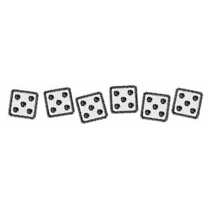 Dice Border - Machine Embroidery Design