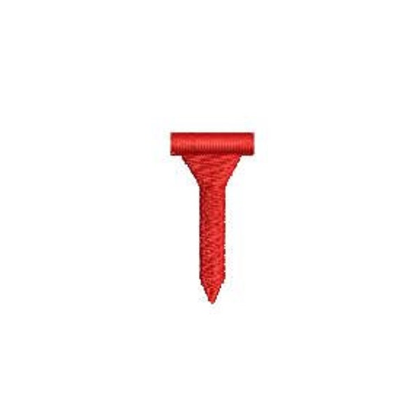 Small Golf Tee - Machine Embroidery Design