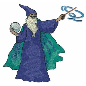 Wizard - Machine Embroidery Design