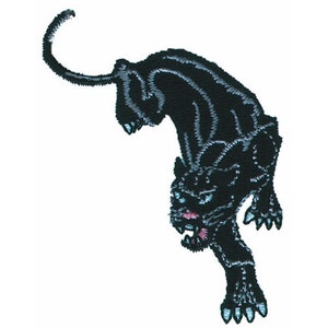 Small Black Panther - Machine Embroidery Design