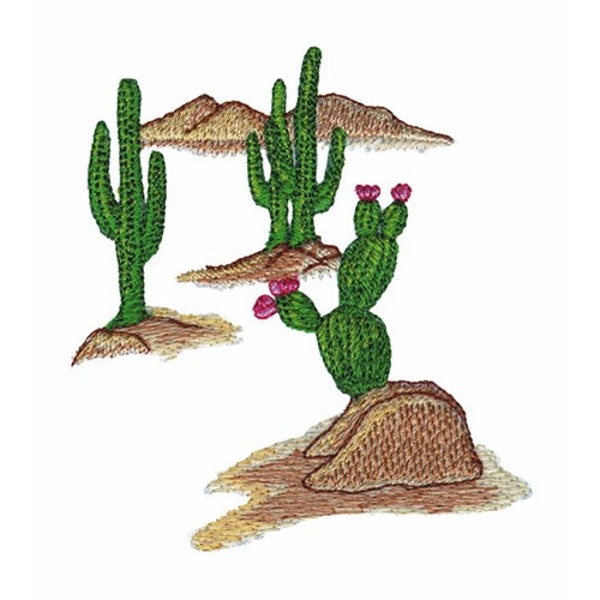 Desert Scene - Machine Embroidery Design