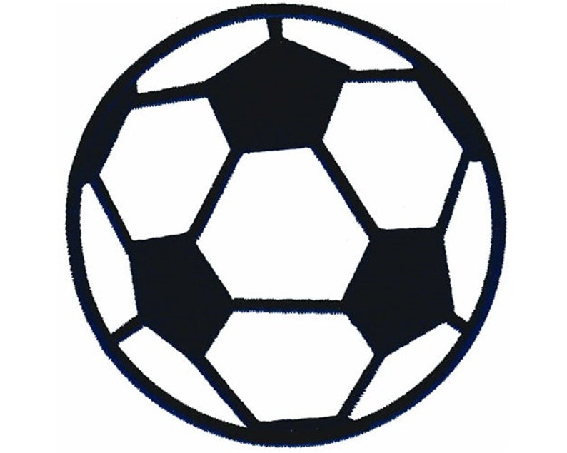 Soccer Ball Machine Embroidery Design Etsy