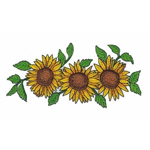 Sunflower - Machine Embroidery Design