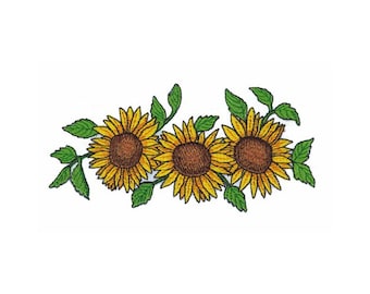 Sunflower - Machine Embroidery Design