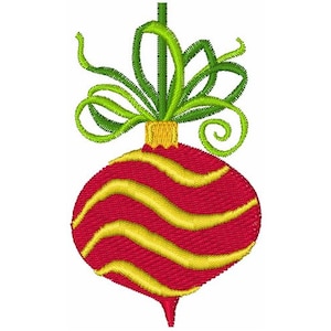 Christmas Ornament - Machine Embroidery Design