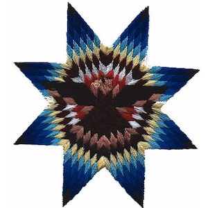 Southwest W/Star & Eagle - Machine Embroidery Design