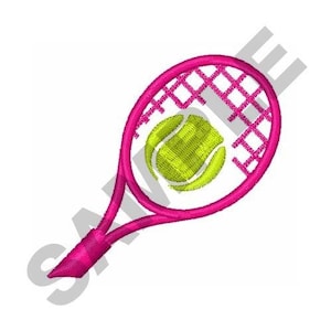 Tennis Logo - Machine Embroidery Design
