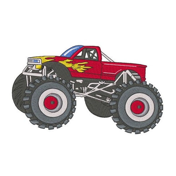 Monstertruck - Stickdatei für die Stickmaschine