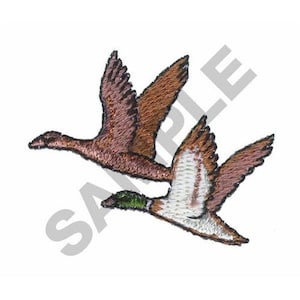 Flying Ducks - Machine Embroidery Design