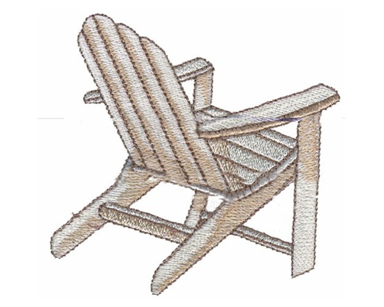 Adirondack Chair Machine Embroidery Design Etsy