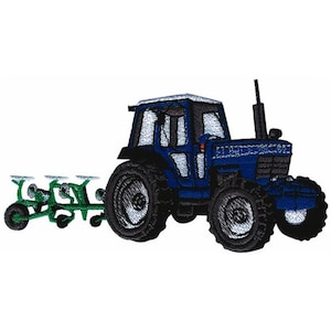 Tractor & Harrow - Machine Embroidery Design