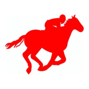 Cavallo e fantino - Grafica SVG