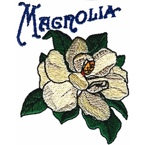 Magnolia - Machine Embroidery Design