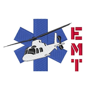 Emt Flight - Machine Embroidery Design