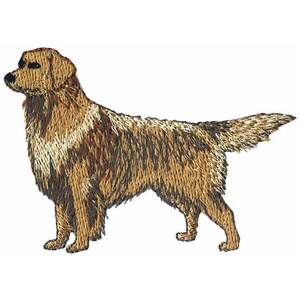 Golden Retriever - Machine Embroidery Design - Etsy