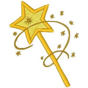Magic Wand - Machine Embroidery Design