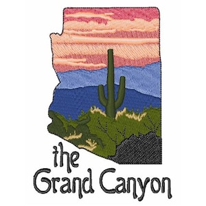 Grand Canyon - Disegno per ricamo a macchina