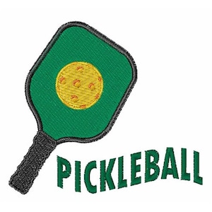 Pickleball - Machine Embroidery Design