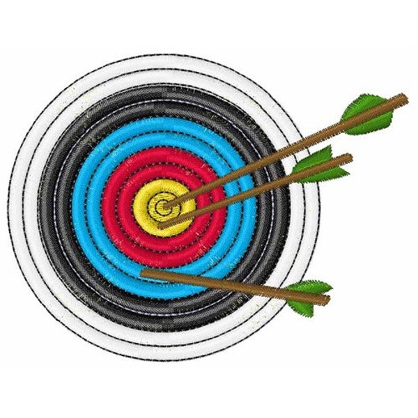 Archery Target - Machine Embroidery Design
