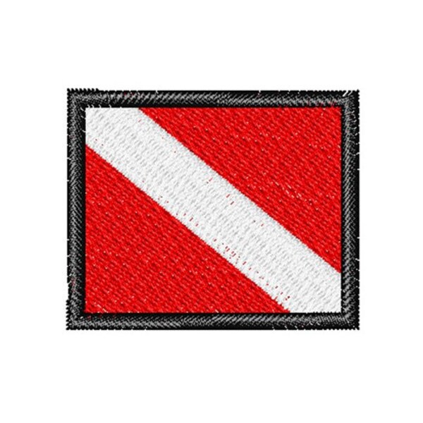 Dive Flag Embroidery - Etsy