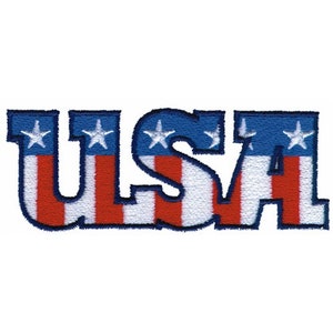 Usa - Machine Embroidery Design
