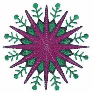 Snowflake - Machine Embroidery Design