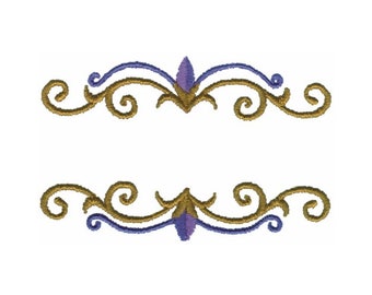 Scroll Border - Machine Embroidery Design